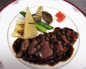 黒毛和牛フィレ肉のステーキ